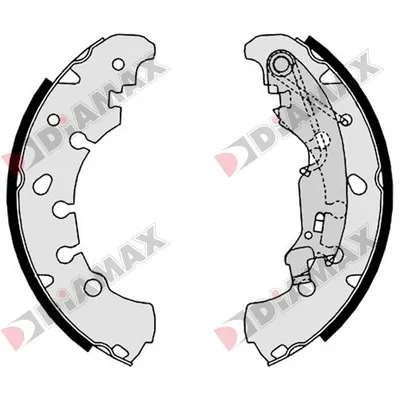 комплект спирачна челюст DIAMAX              