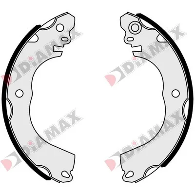 комплект спирачна челюст DIAMAX              