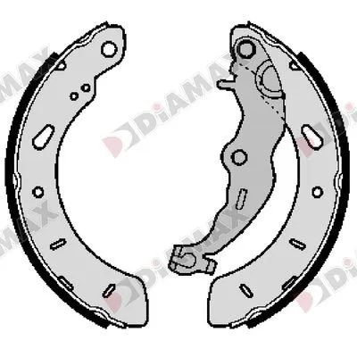 комплект спирачна челюст DIAMAX              