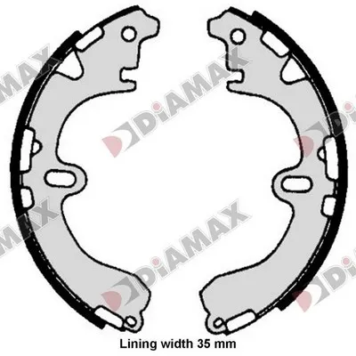 комплект спирачна челюст DIAMAX              