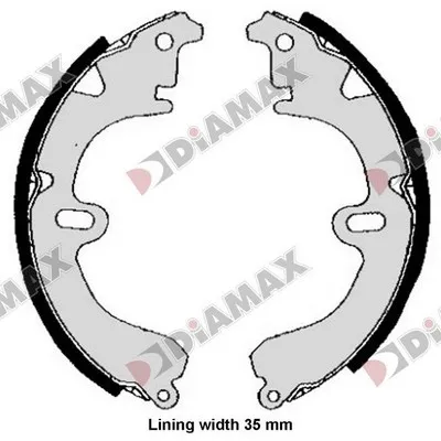 комплект спирачна челюст DIAMAX              