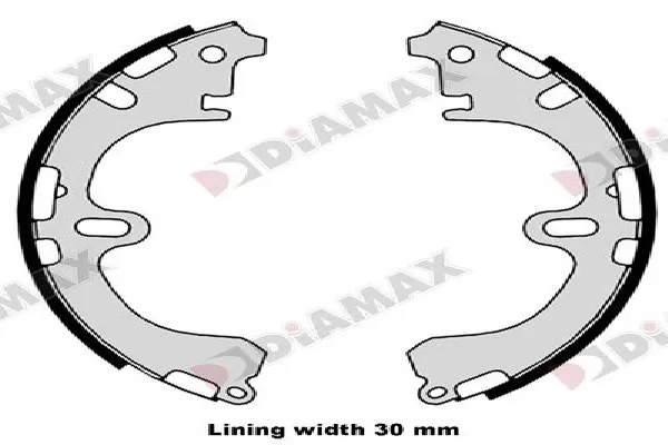 комплект спирачна челюст DIAMAX              
