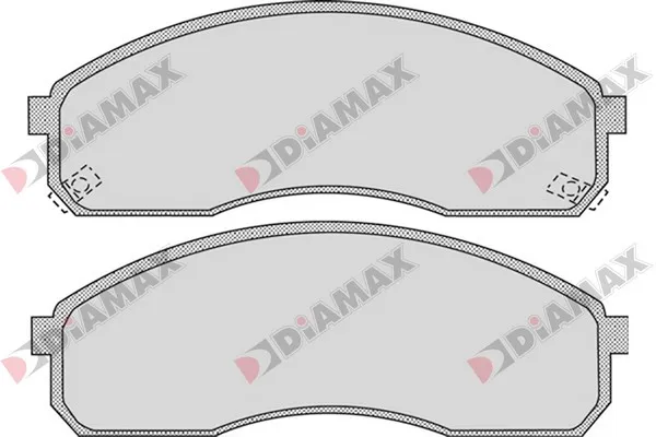Комплект спирачно феродо, дискови спирачки DIAMAX