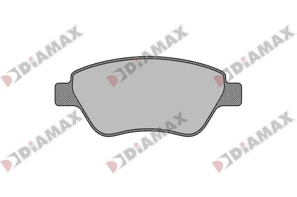 комплект спирачно феродо, дискови спирачки DIAMAX              