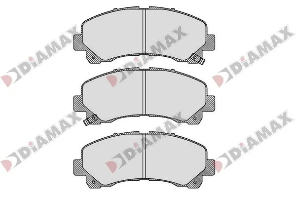 комплект спирачно феродо, дискови спирачки DIAMAX              