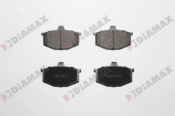 комплект спирачно феродо, дискови спирачки DIAMAX              