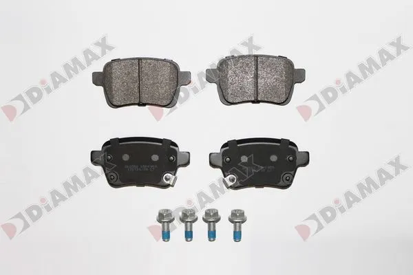 комплект спирачно феродо, дискови спирачки DIAMAX              