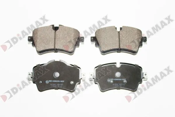 комплект спирачно феродо, дискови спирачки DIAMAX              