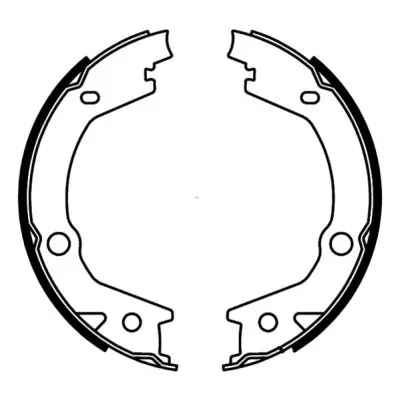 комплект спирачна челюст, ръчна спирачка ABE                 