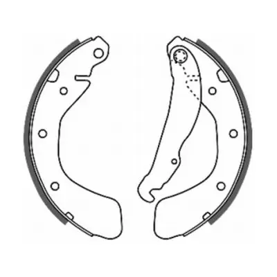 комплект спирачна челюст ABE                 