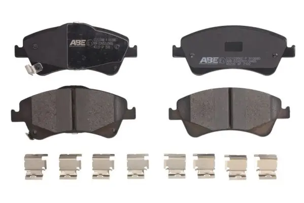 комплект спирачно феродо, дискови спирачки ABE                 