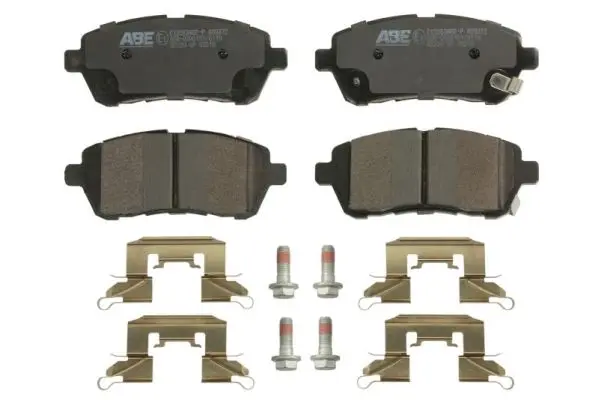 комплект спирачно феродо, дискови спирачки ABE                 
