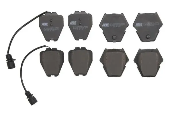 комплект спирачно феродо, дискови спирачки ABE                 