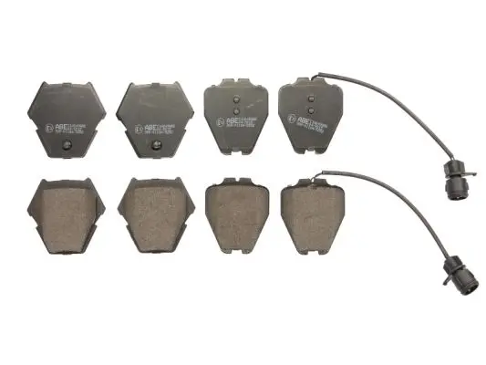 комплект спирачно феродо, дискови спирачки ABE                 