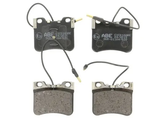 комплект спирачно феродо, дискови спирачки ABE                 
