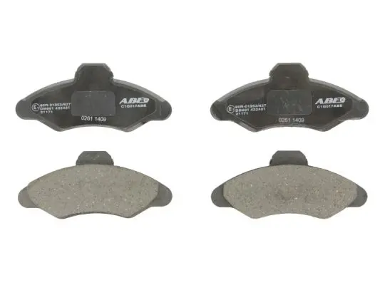 комплект спирачно феродо, дискови спирачки ABE                 