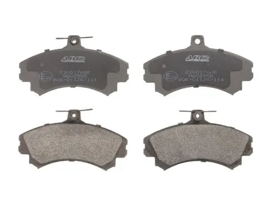 комплект спирачно феродо, дискови спирачки ABE                 