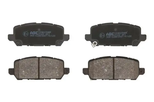 комплект спирачно феродо, дискови спирачки ABE                 