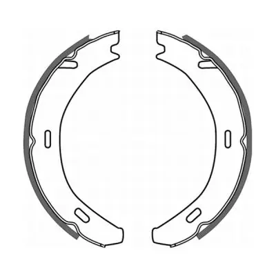 комплект спирачна челюст, ръчна спирачка ABE                 