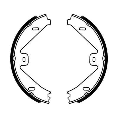 комплект спирачна челюст, ръчна спирачка ABE                 