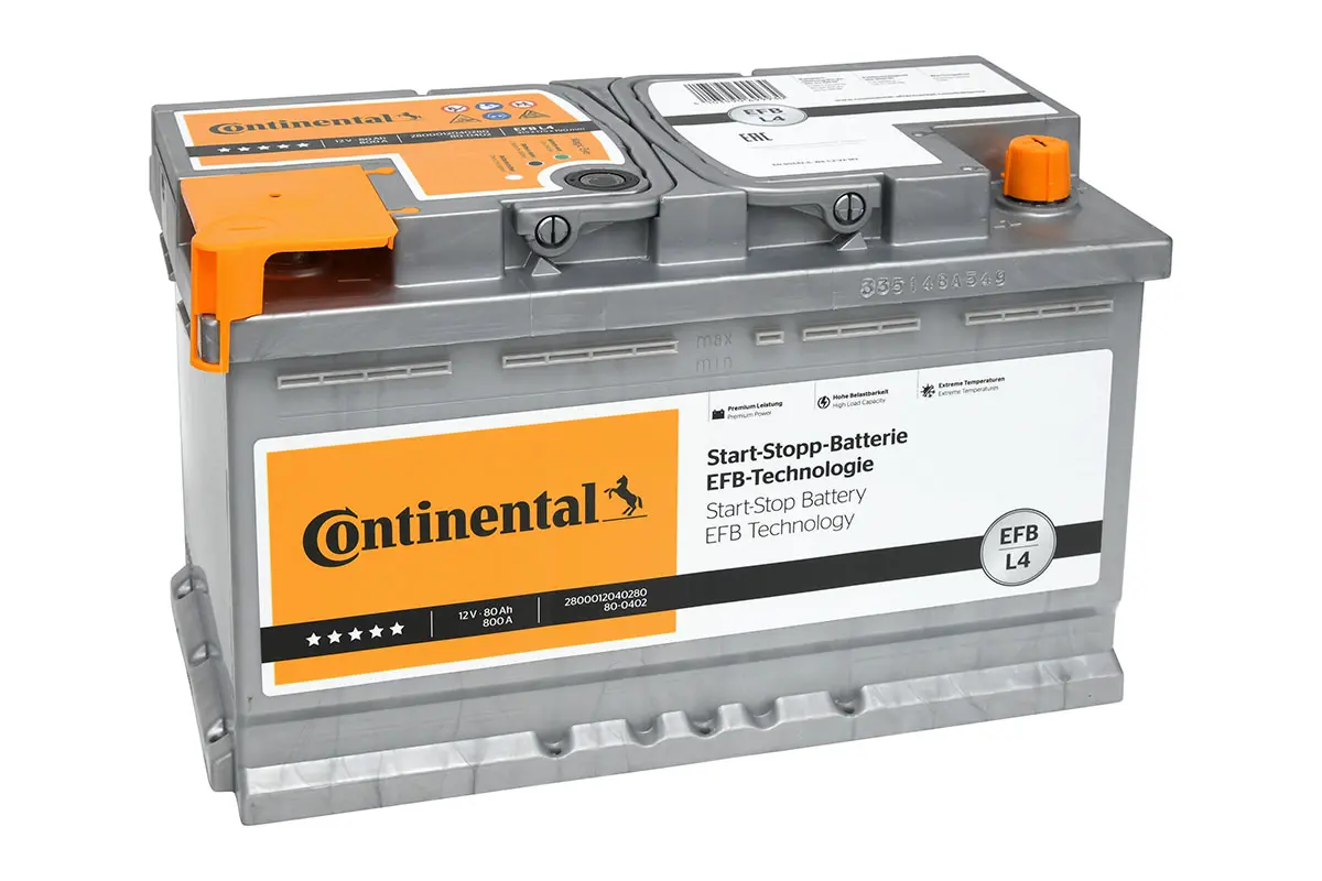 START-STOP-BATTERY EFB , стартов акумулатор CONTINENTAL