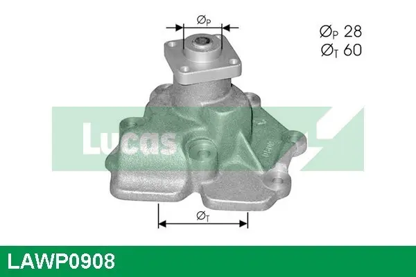 водна помпа, охлаждане на двигателя LUCAS               