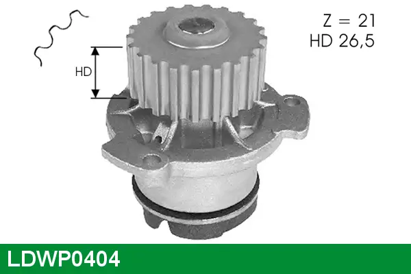 водна помпа, охлаждане на двигателя LUCAS               