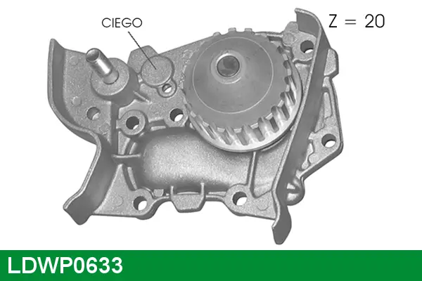 водна помпа, охлаждане на двигателя LUCAS               