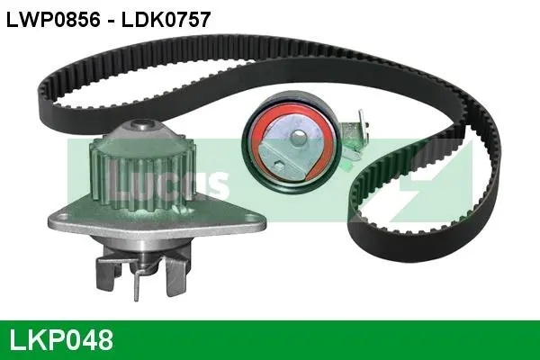 водна помпа- к-кт ангренажен ремък LUCAS               