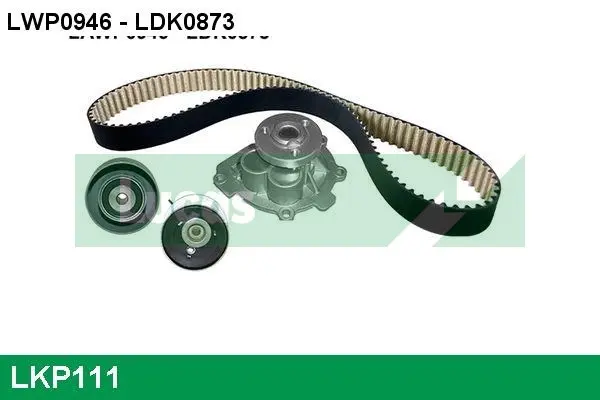 водна помпа- к-кт ангренажен ремък LUCAS               