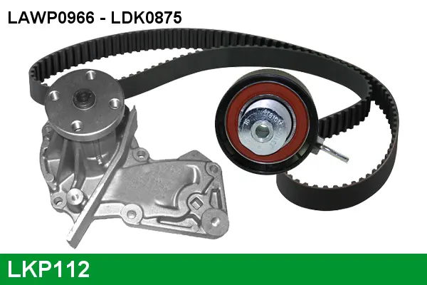 водна помпа- к-кт ангренажен ремък LUCAS               