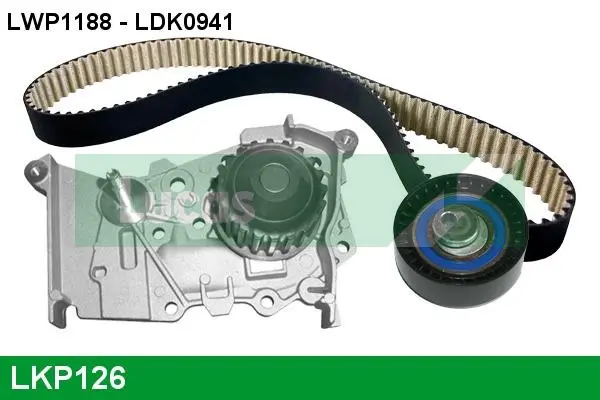 водна помпа- к-кт ангренажен ремък LUCAS               