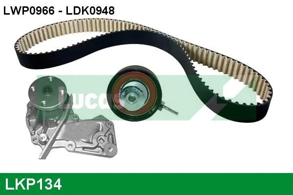 водна помпа- к-кт ангренажен ремък LUCAS               