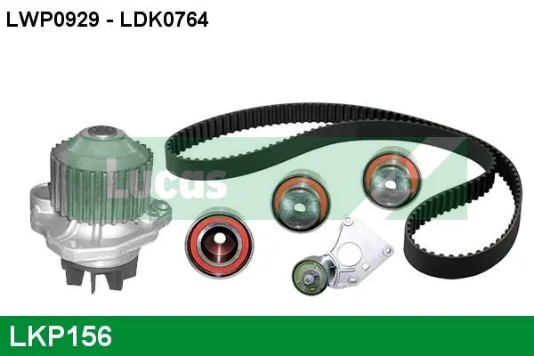 водна помпа- к-кт ангренажен ремък LUCAS               