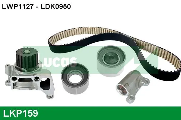 водна помпа- к-кт ангренажен ремък LUCAS               