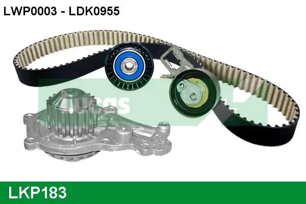 водна помпа- к-кт ангренажен ремък LUCAS               