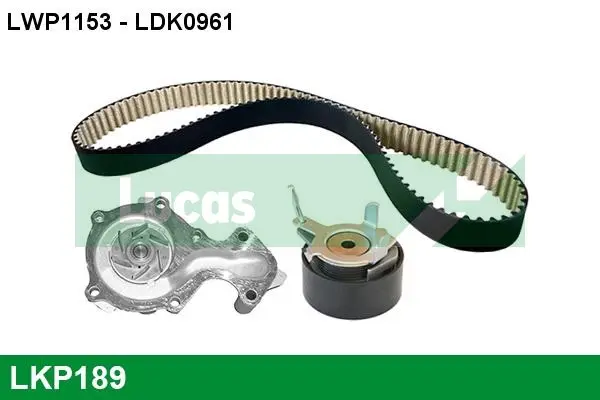 водна помпа- к-кт ангренажен ремък LUCAS               