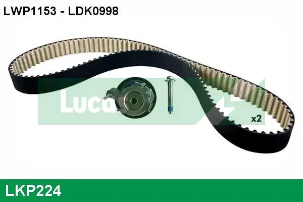 водна помпа- к-кт ангренажен ремък LUCAS               