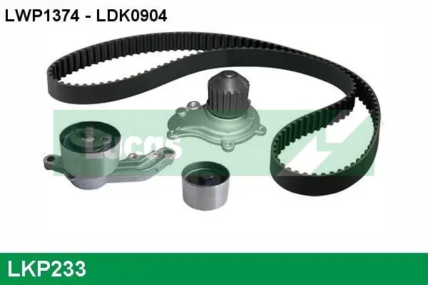 водна помпа- к-кт ангренажен ремък LUCAS               