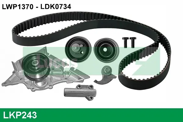 водна помпа- к-кт ангренажен ремък LUCAS               