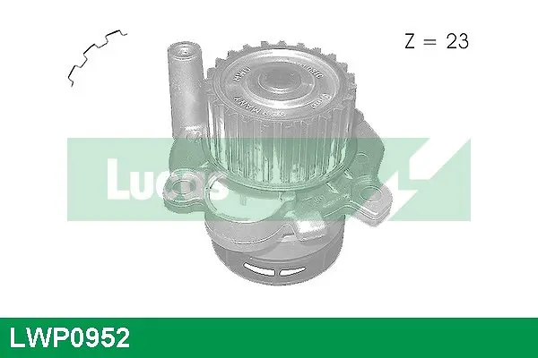 Водна помпа, охлаждане на двигателя LUCAS