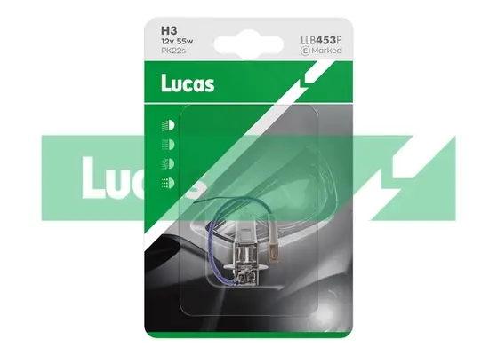 Крушка с нагреваема жичка, фар за дълги светлини LUCAS