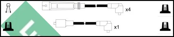 комплект запалителеи кабели LUCAS               