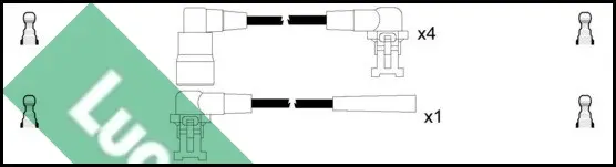 комплект запалителеи кабели LUCAS               