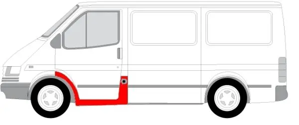 ламаринен панел на входа BLIC                