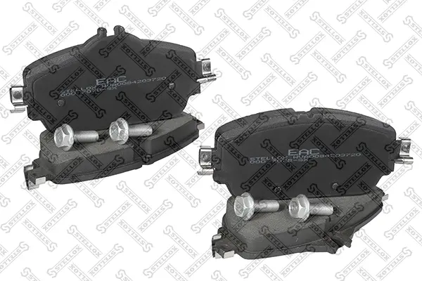 комплект спирачно феродо, дискови спирачки STELLOX             