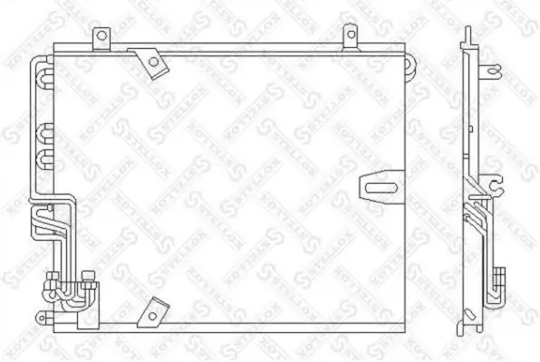 кондензатор, климатизация STELLOX             