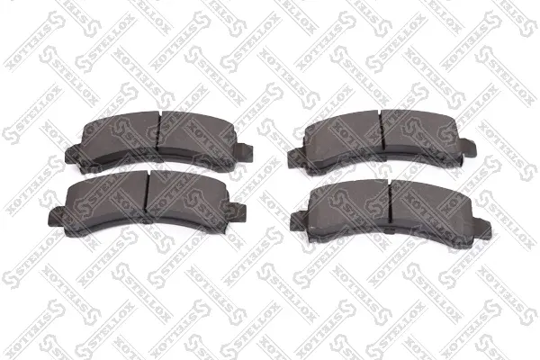 комплект спирачно феродо, дискови спирачки STELLOX             