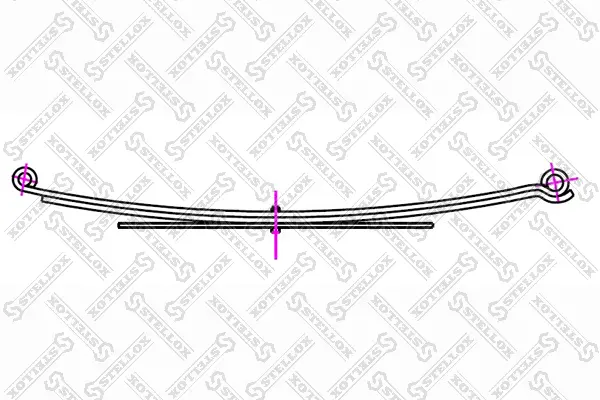 комплект пружини STELLOX             