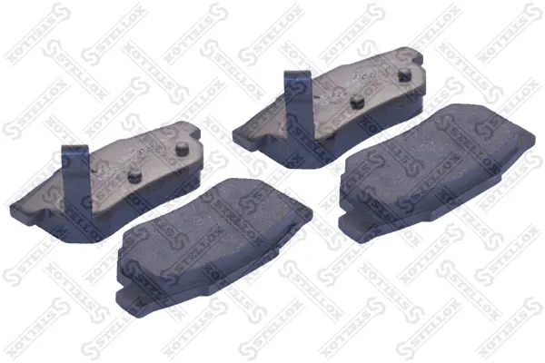 комплект спирачно феродо, дискови спирачки STELLOX             